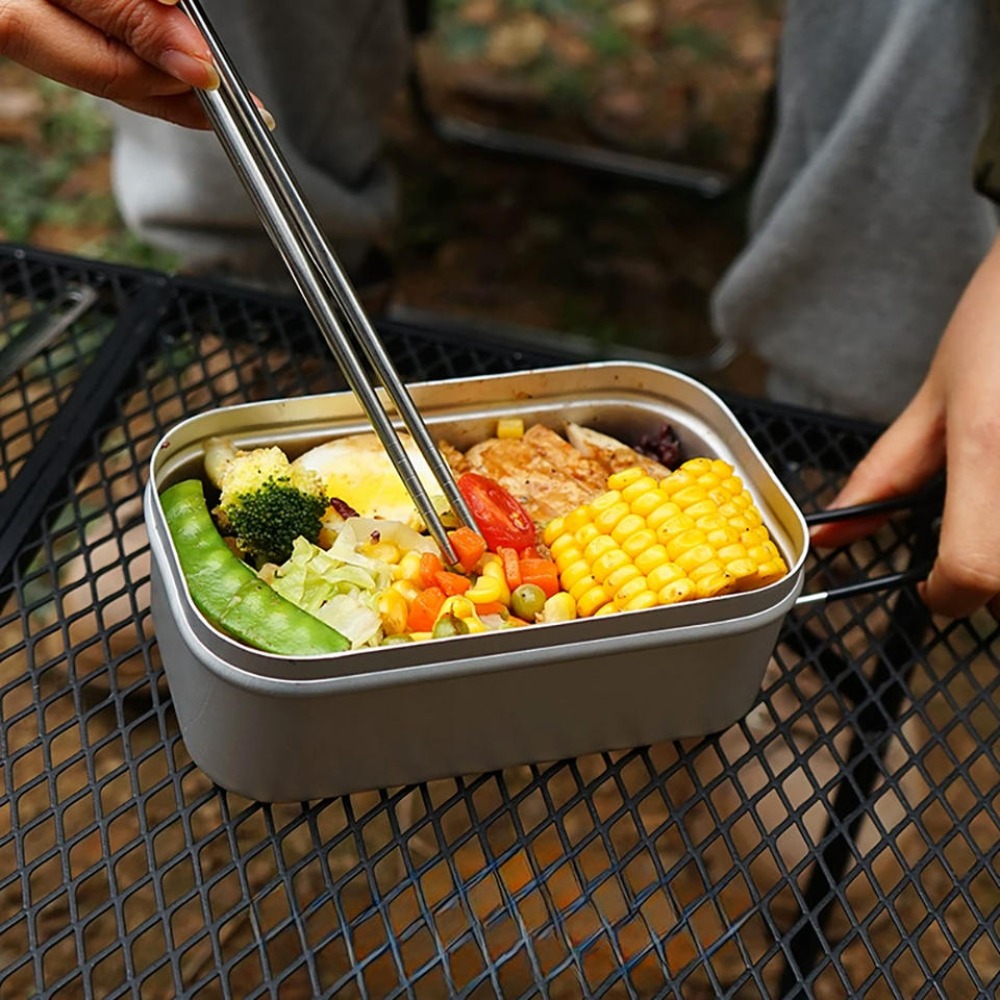 Camping Cooking Box - Ultralight Tableware Camping Cookware Lunch Box