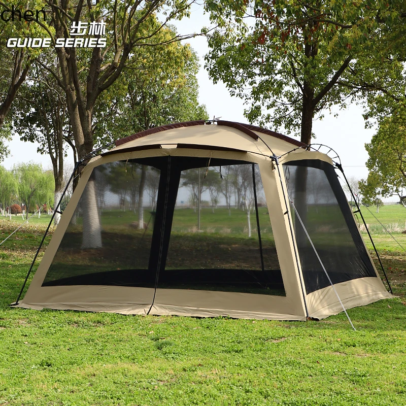 Camping Cooking Awning - Outdoor Mosquito-proof Pergola Camping Self-driving Awning