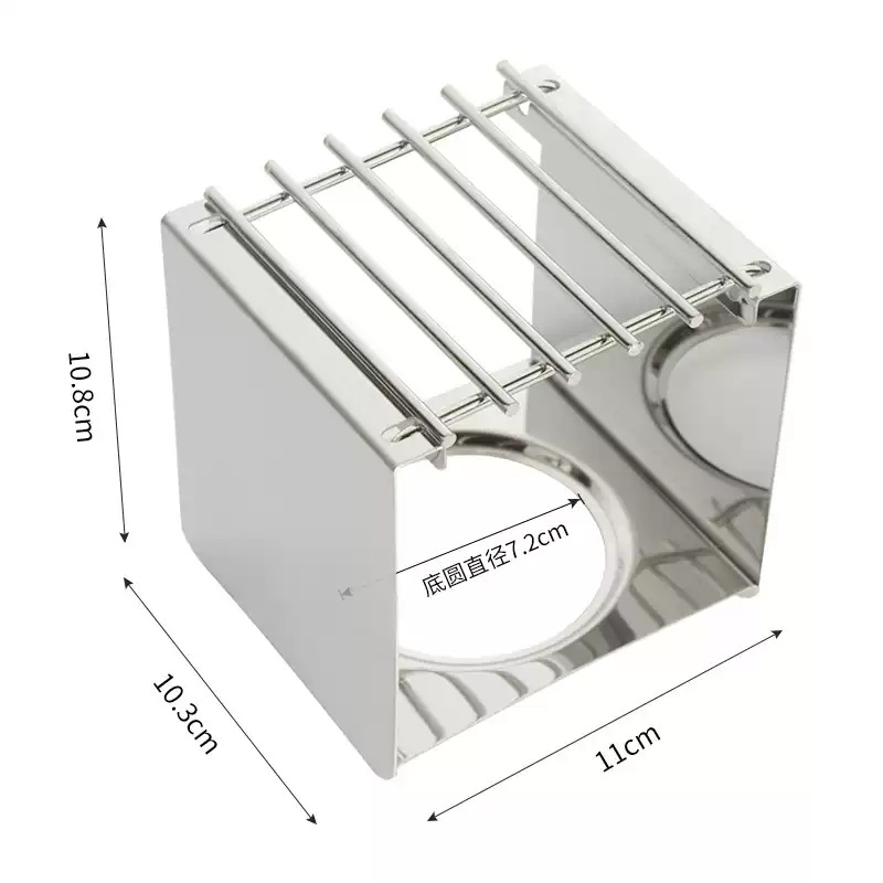 Camping Hiking Cooking - Stainless Steel Square Coffee Stove Stand
