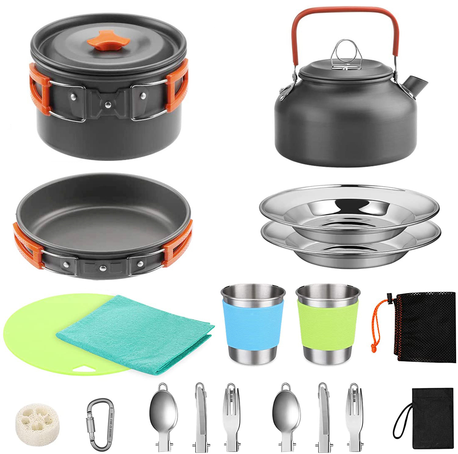Outdoor Camping Cook Set with  - огляд і ціна Camping Cooking Set With Kettle
