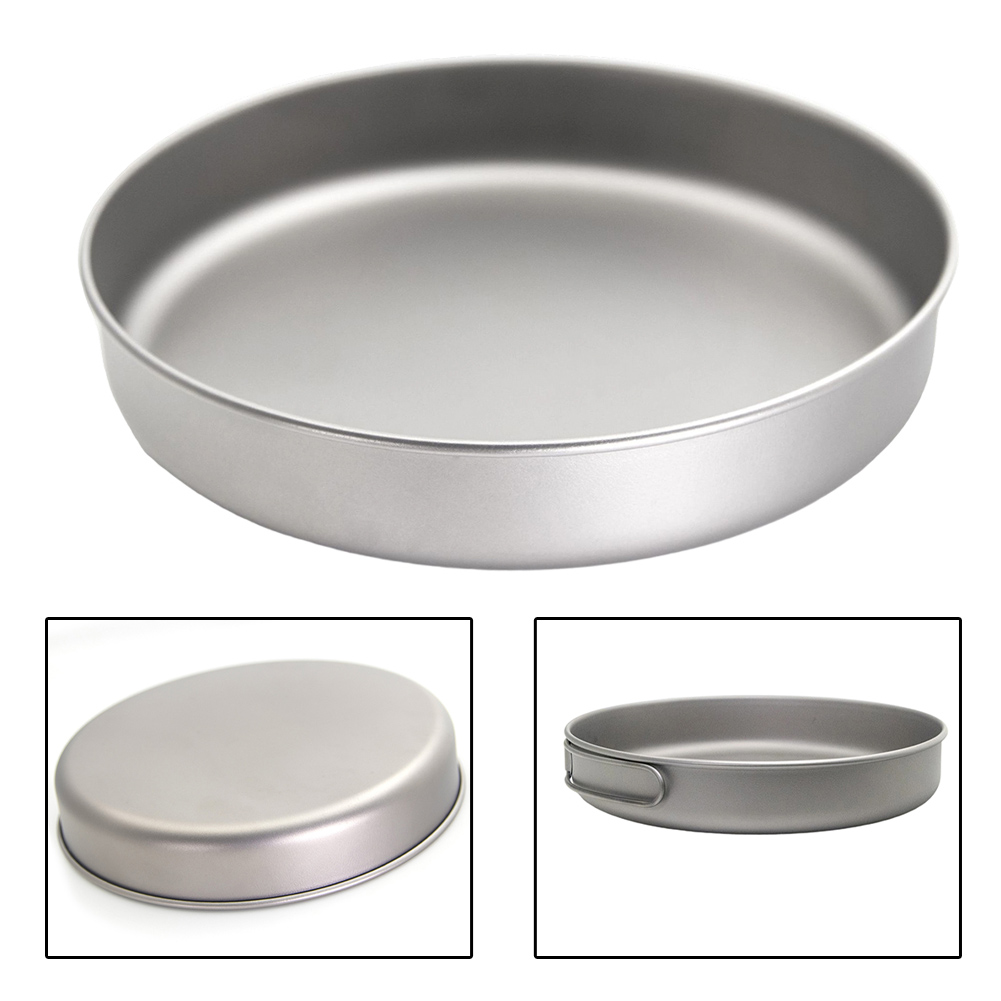 Ultralight Pure Ti Frypan Pot  - огляд і ціна Camping Hiking Cooking