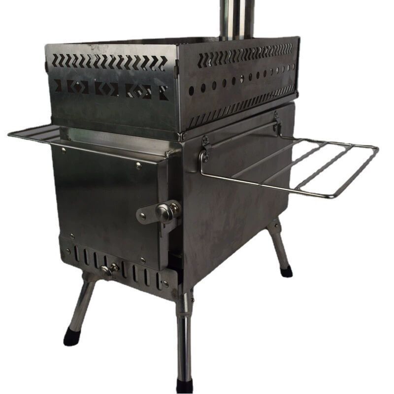 Stainless Steel Folding Wood B - огляд і ціна Camping Cooking Fire Stove