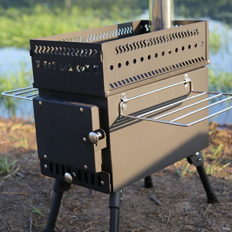 Stainless Steel Folding Wood B - огляд і ціна Camping Cooking Fire Stove