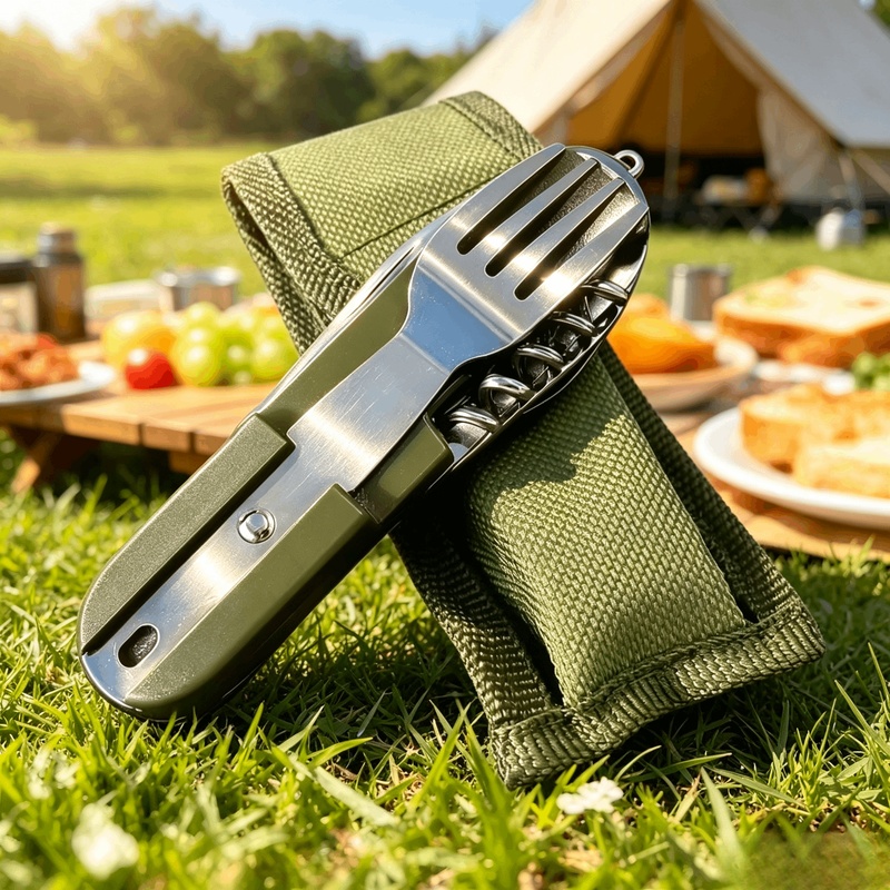 Stainless Steel 7 in 1 Camping - огляд і ціна Camping Cooking Knife Set