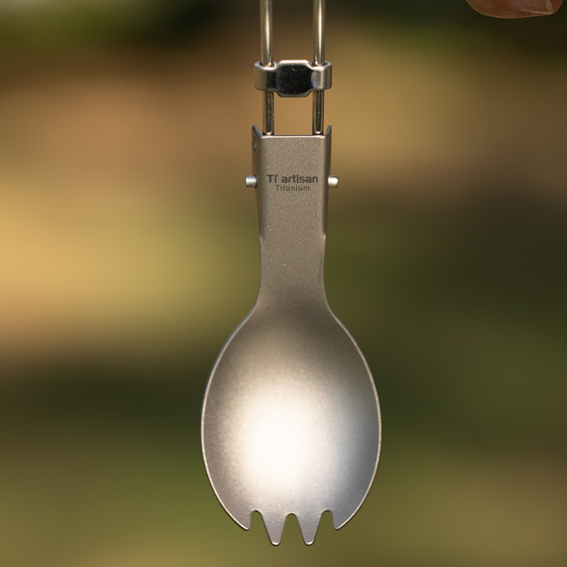 Tiartisan Titanium Spoon Spork - огляд і ціна Camping Outdoor Cooking Table