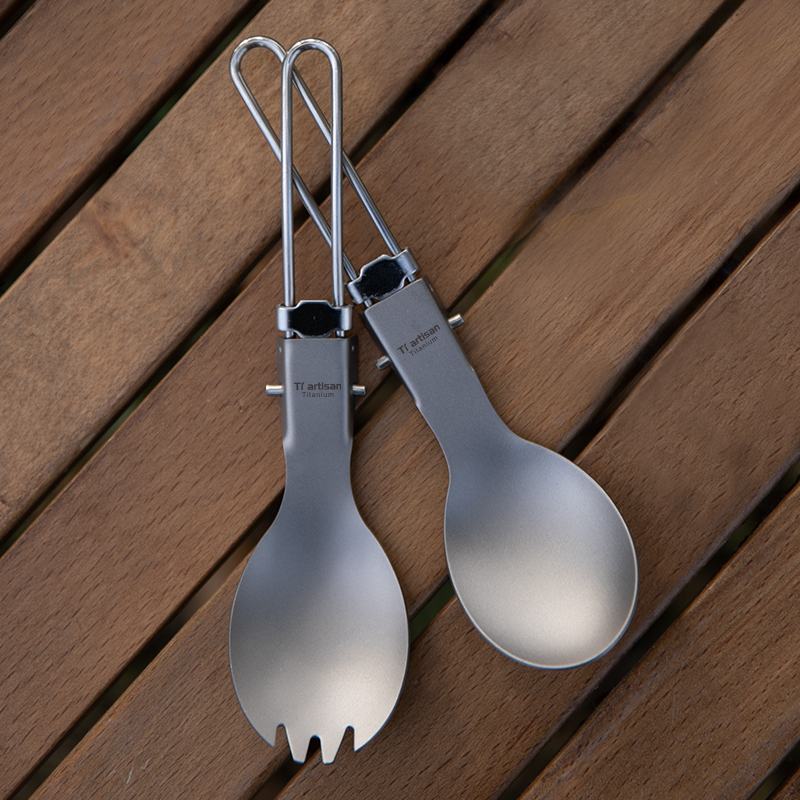 Tiartisan Titanium Spoon Spork - огляд і ціна Camping Outdoor Cooking Table