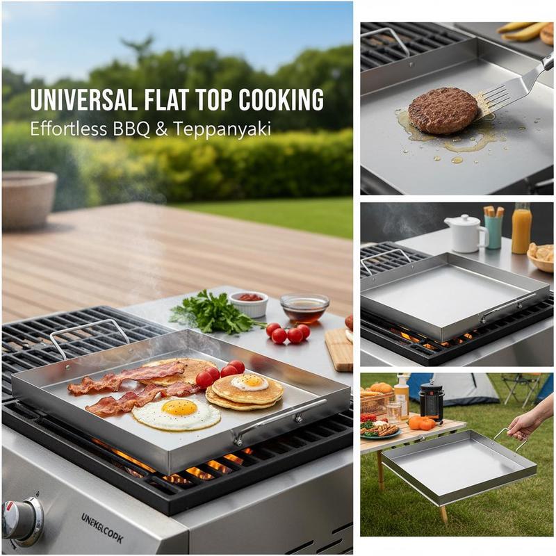 Universal Flat Top Griddle 18x - огляд і ціна Camping Hiking Cooking