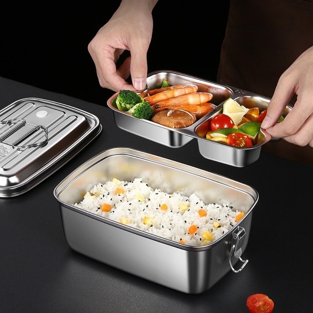 Double-layer Stainless Steel L - огляд і ціна Camping Cooking Box