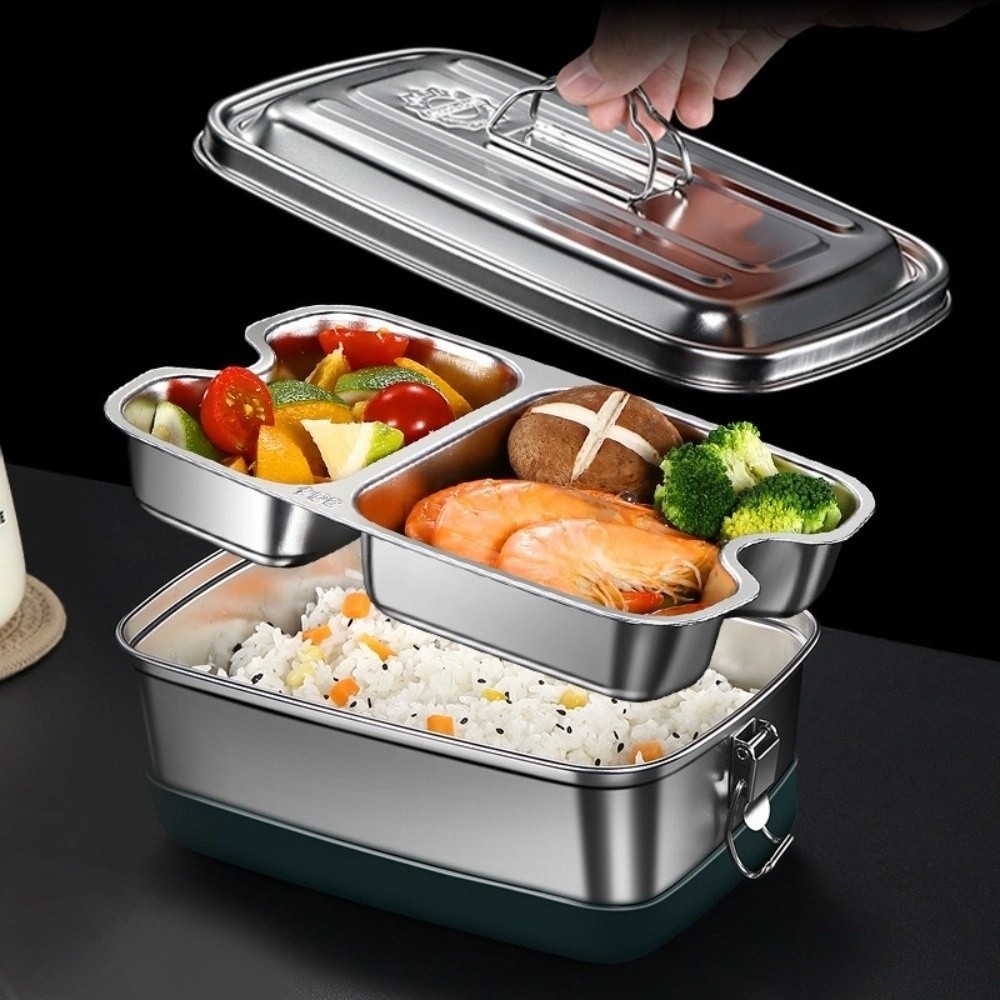 Double-layer Stainless Steel L - огляд і ціна Camping Cooking Box