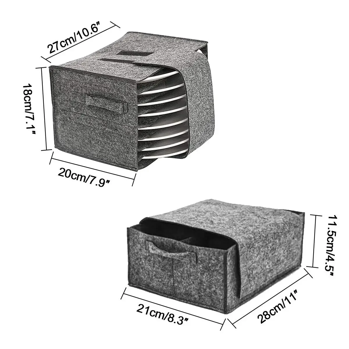 Felt Plate Dish Cup Storage Ba - огляд і ціна Camping Cooking Utensil Holder