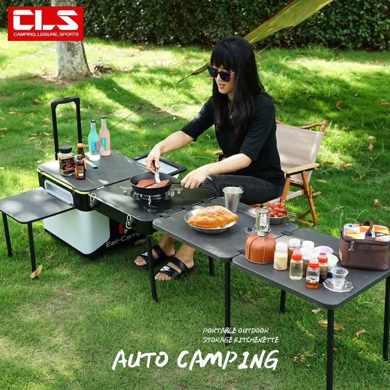 Portable Mobile Camping Kitche - огляд і ціна Camping Outdoor Cooking Table