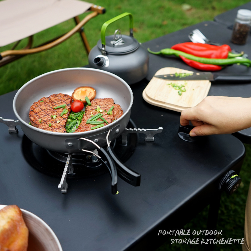 Portable Mobile Camping Kitche - огляд і ціна Camping Outdoor Cooking Table
