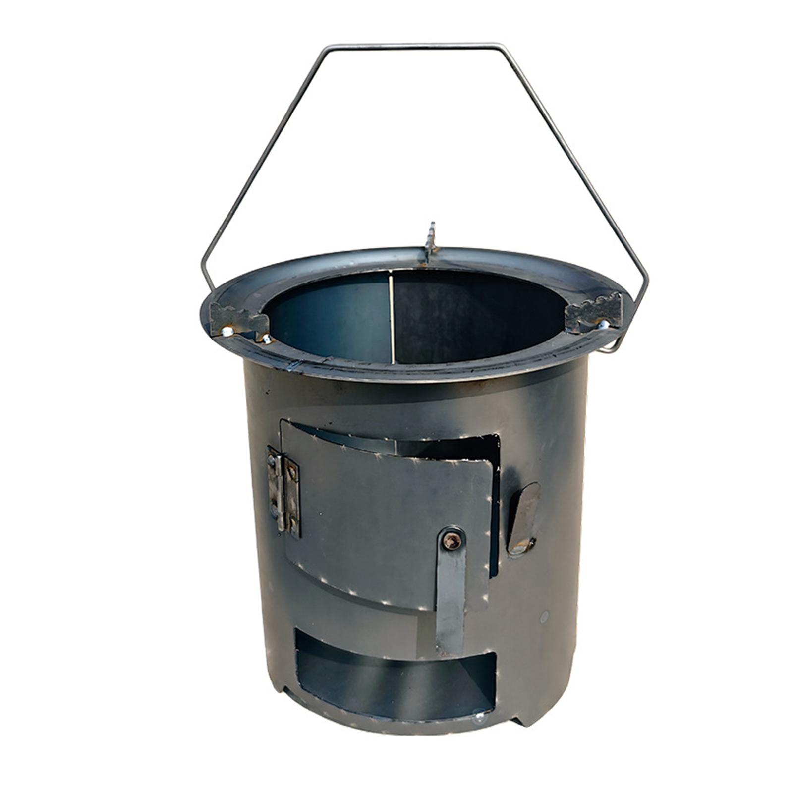 Camping Wood Stove Folding Iro - огляд і ціна Camping Cooking Fire Stove