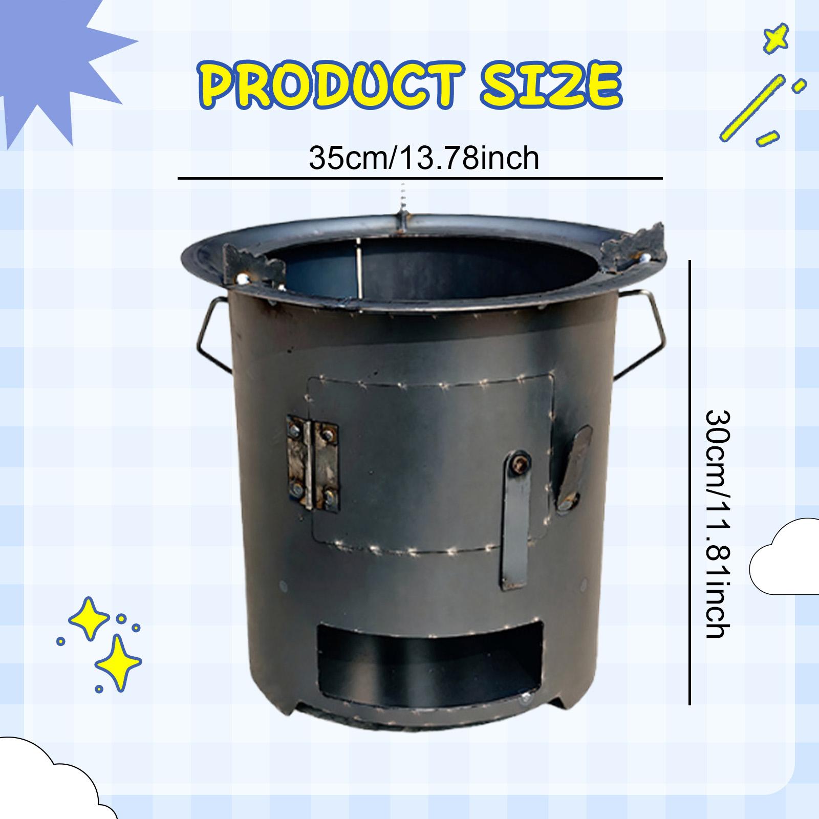 Camping Wood Stove Folding Iro - огляд і ціна Camping Cooking Fire Stove