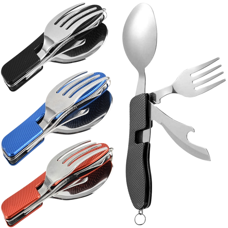 4 in1 Foldable Camping Utensil - огляд і ціна Camping Cooking Knife Set