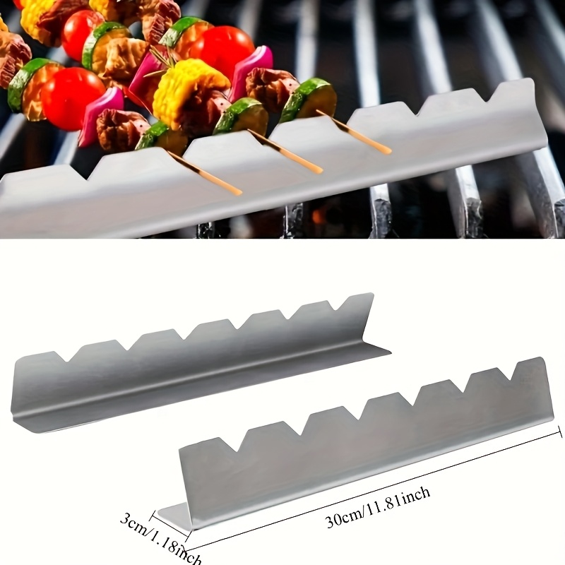 2pcs Kebab Rack Kebab Stands S - огляд і ціна Camping Cooking Utensil Holder
