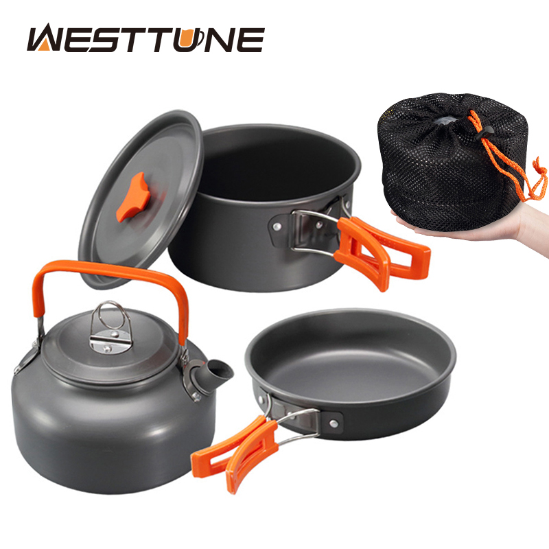 WESTTUNE Camping Cookware Kit  - огляд і ціна Camping Outdoor Cooking Table