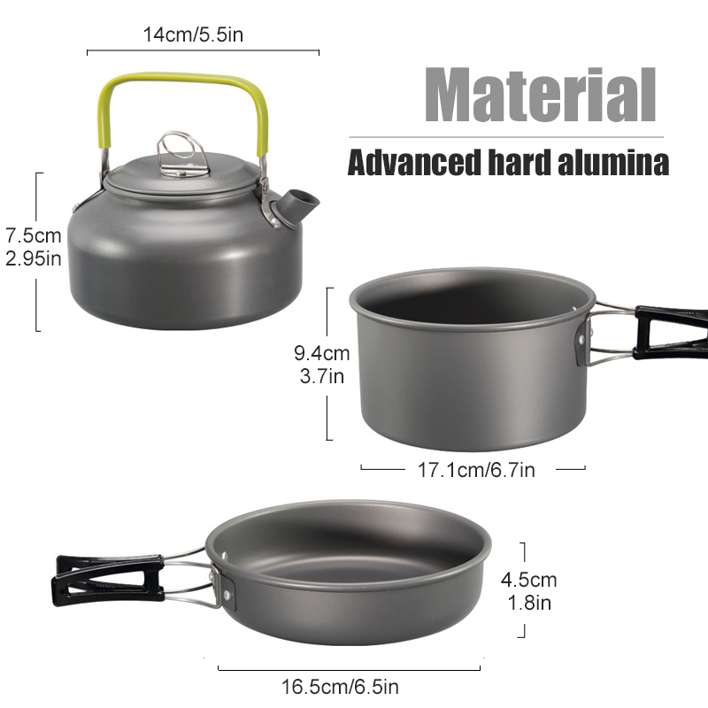 WESTTUNE Camping Cookware Kit  - огляд і ціна Camping Outdoor Cooking Table