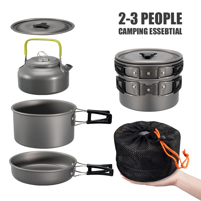 WESTTUNE Camping Cookware Kit  - огляд і ціна Camping Outdoor Cooking Table