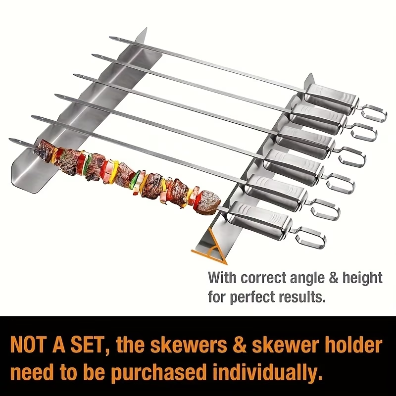 2 Pcs Stainless Steel Kebab Sk - огляд і ціна Camping Cooking Utensil Holder