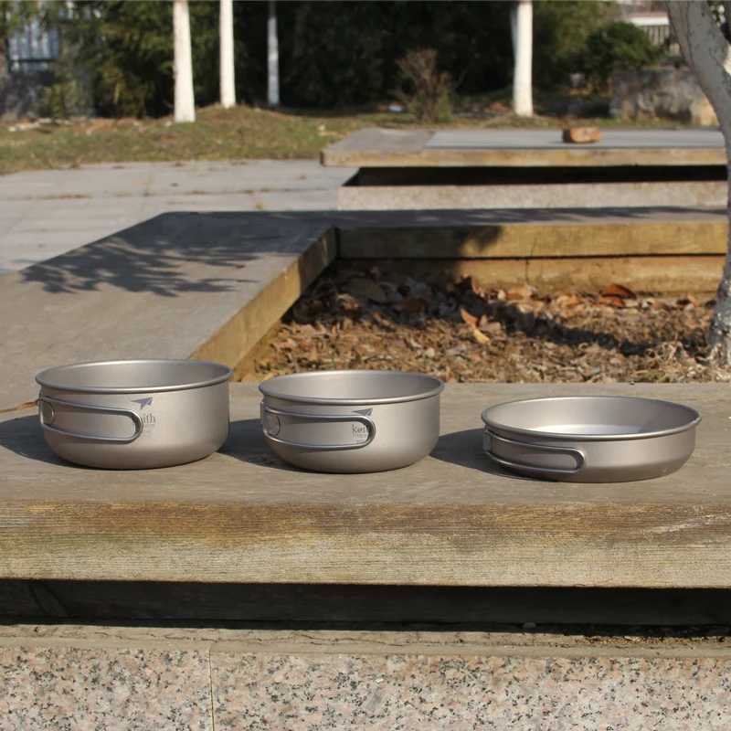Keith 3PCS Titanium Cookware P - огляд і ціна Camping Hiking Cooking