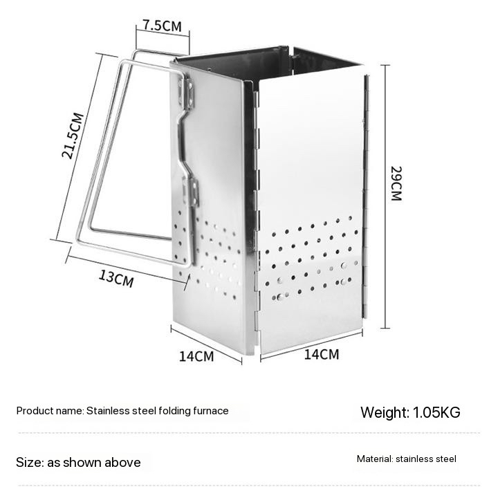 -FAVOUR Auplex Kamado Stainles - огляд і ціна Charcoal Chimney Starter