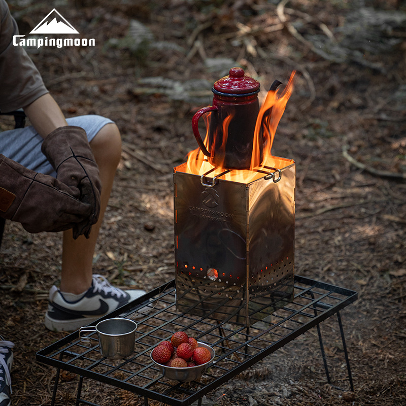 MT-18 CAMPINGMOON Foldable Por - огляд і ціна Charcoal Chimney Starter