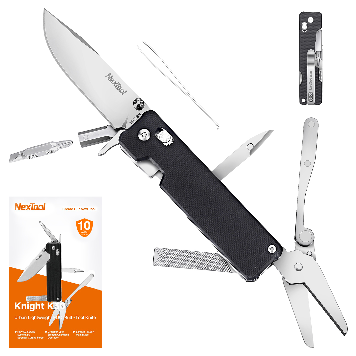 Nextool Knight K30 11-in-1 Mul - огляд і ціна Camping Cooking Knife Set