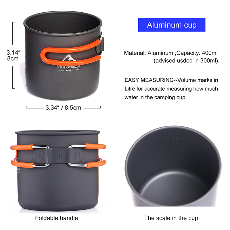 Widesea Camping Cookware Set O - огляд і ціна Camping Cooking Knife Set