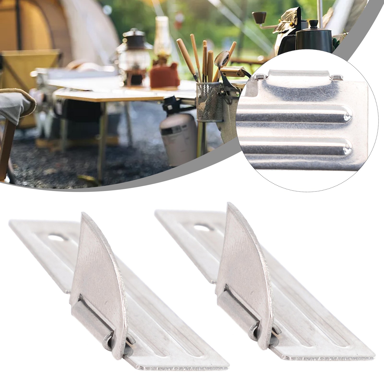 2pcs Stainless Steel Mini Fold - огляд і ціна Camping Hiking Cooking