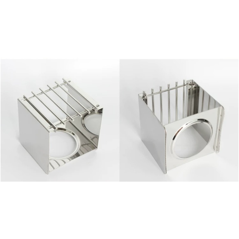 Stainless Steel Square Coffee  - огляд і ціна Camping Hiking Cooking