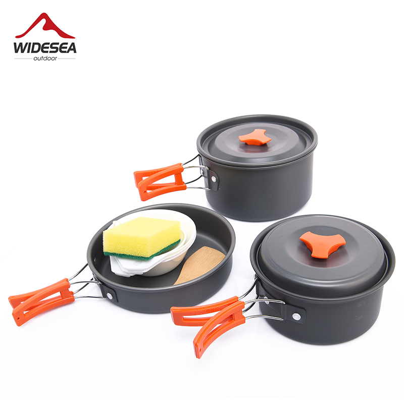 Widesea Camping Outdoor Cookwa - огляд і ціна Camping Cooking Set With Kettle