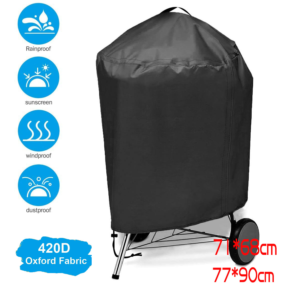 210D Outdoor Grill Cover Water - огляд і ціна Camping Cooking Fire Stove