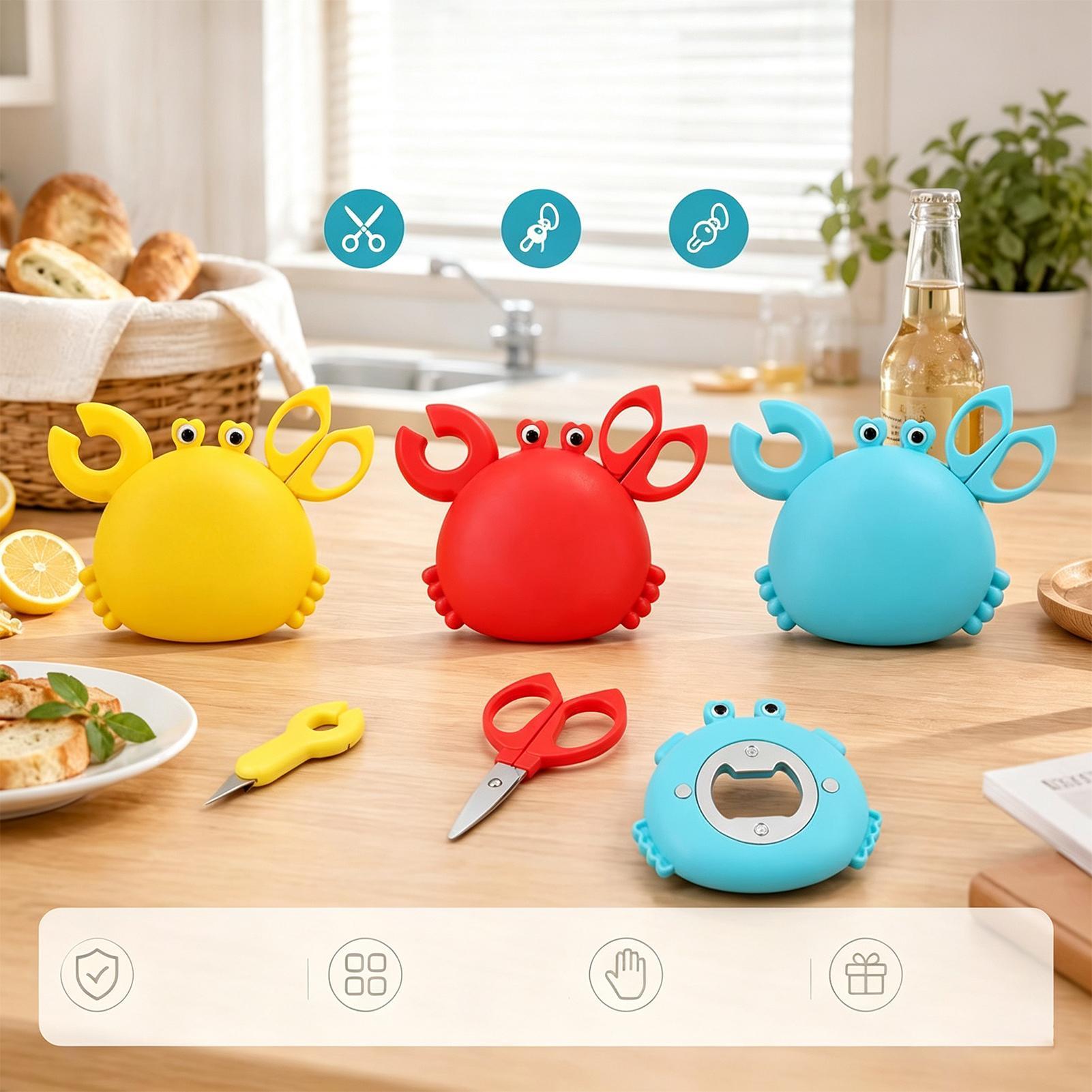 4 in 1 Crab Bottle Opener Magn - огляд і ціна Camping Cooking Utensil Holder