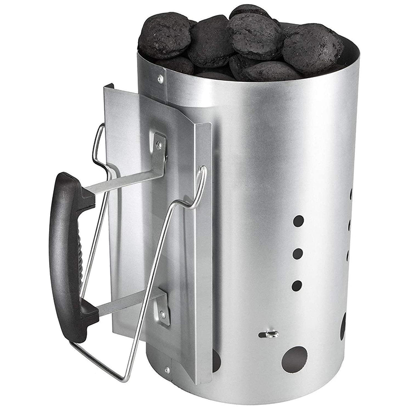 Chimney Starter with Safety Ha - огляд і ціна Charcoal Chimney Starter