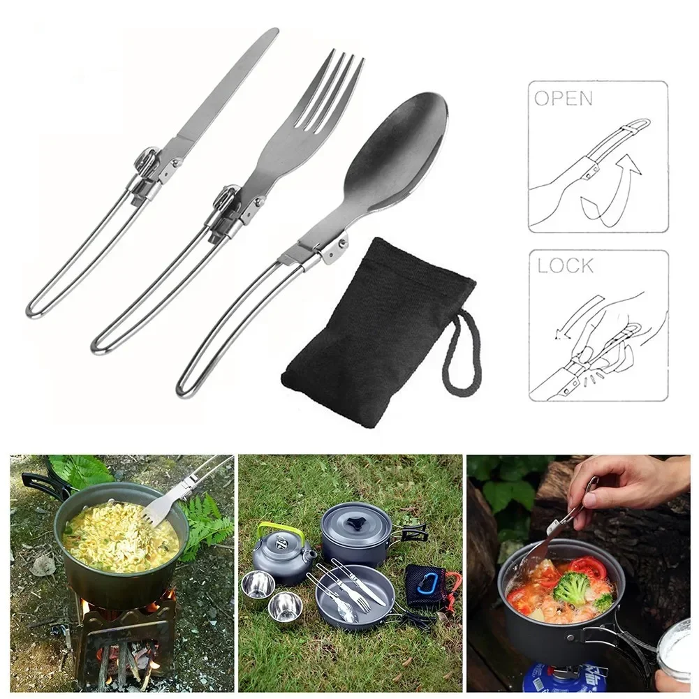 1 Set Outdoor Camping Picnic C - огляд і ціна Camping Cooking Knife Set