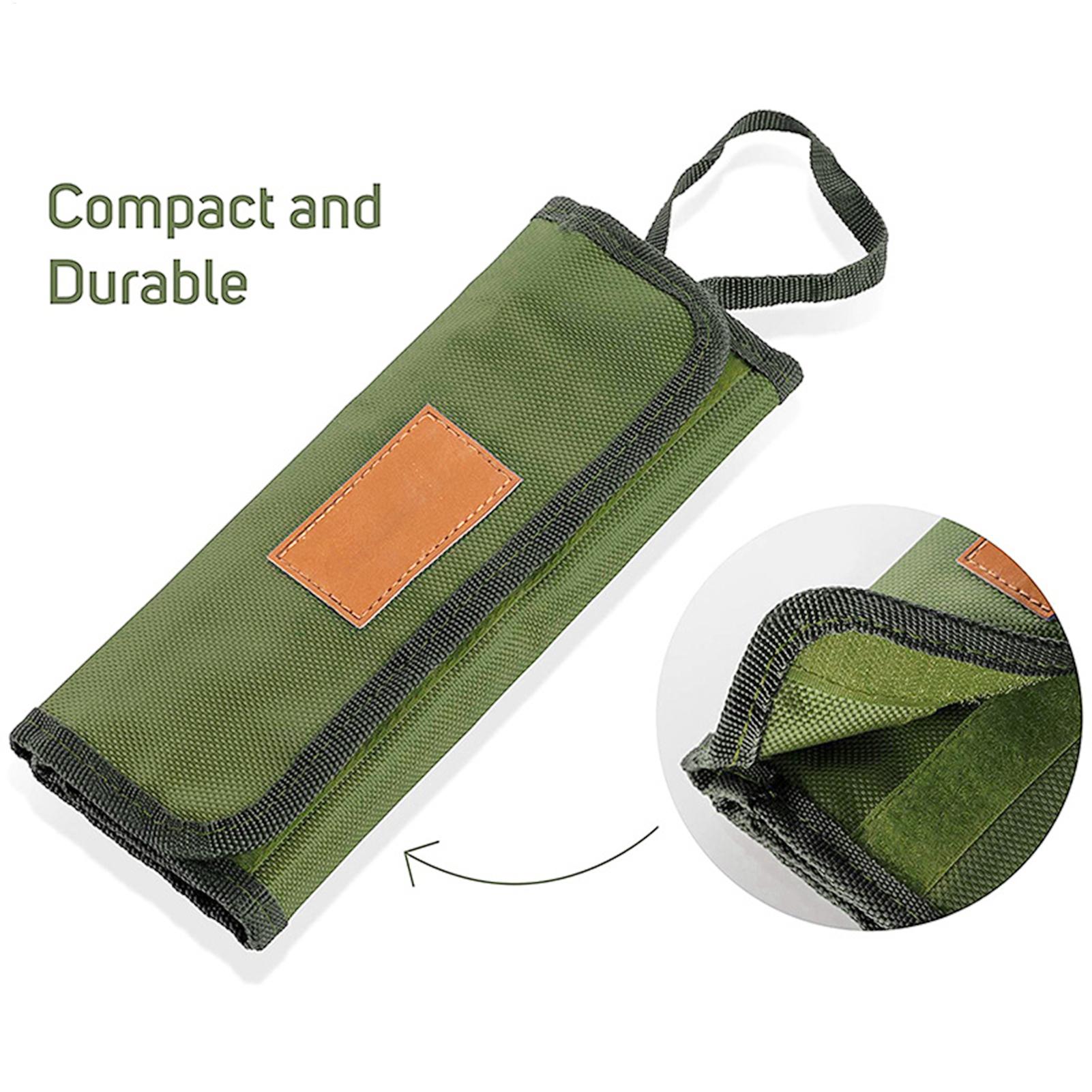 Camping Tableware Roll Bag Cam - огляд і ціна Camping Cooking Utensil Holder
