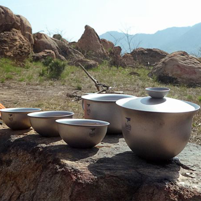 Keith Titanium Kung Fu Tea Set - огляд і ціна Camping Cooking Set With Kettle