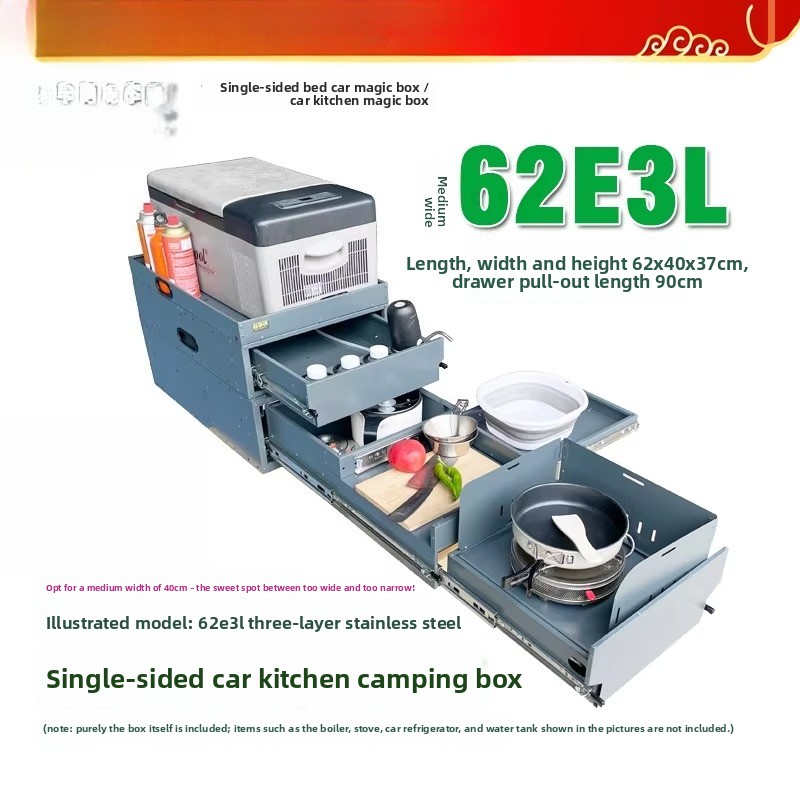 Portable Tailgate Kitchen & St - огляд і ціна Camping Cooking Box