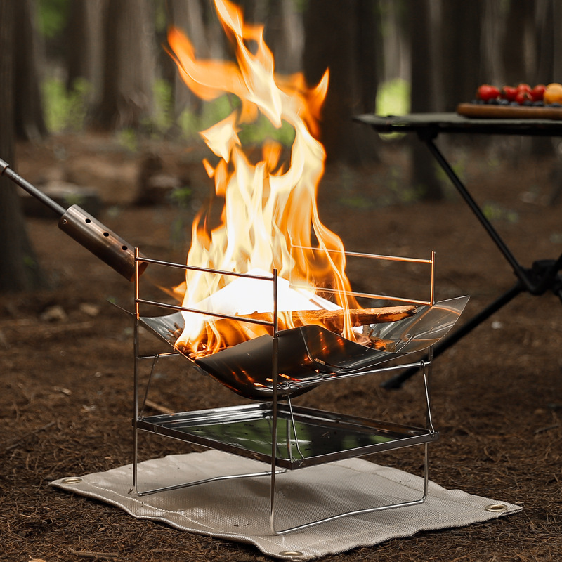 Wood Burning Camping Stove Por - огляд і ціна Camping Cooking Fire Stove